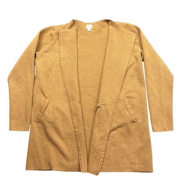 J.Crew Sweaters - J.Crew Vanessa Sweater Jacket Womens Open Front Cardigan Mustard Yellow Sz M